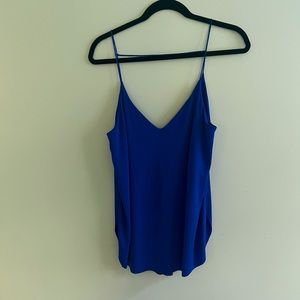 Blue tank top